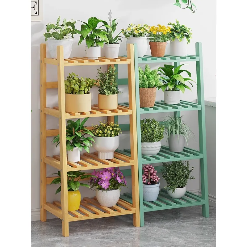 

Floor to Ceiling Balcony, Flower Pot Support Frame, Storage Items, New Green Luo Multi-Layer Frame, 2024