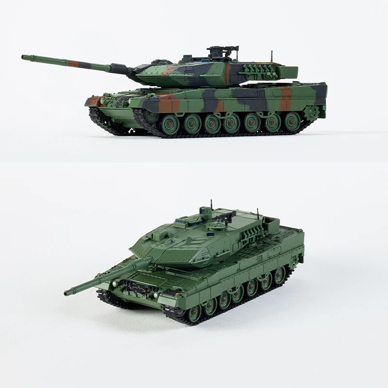 

Massdi 1:64 Scale Leopard 2 A6 Main Battle Tank Simulation Alloy Car Model Static Display Collectible Gift Souvenir Decoration