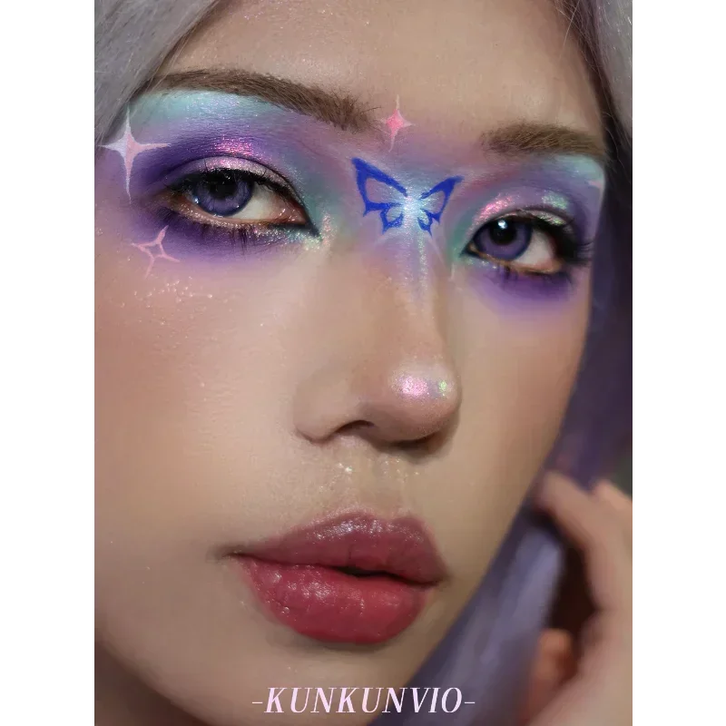 Anthemy الخلفية فراشة 12 لون ماتي الحرباء عينيه لوحة ماتي بيرلسسينت طويلة الأمد تجميل ضد الماء مستحضرات التجميل