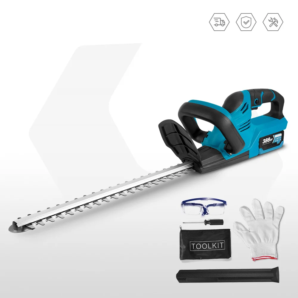 

Подходит для нового электрического триммера для живой изгороди 2024 года, беспроводной высокомощный перезаряжаемый садовый триммер для забора, бытовой садовый триммер