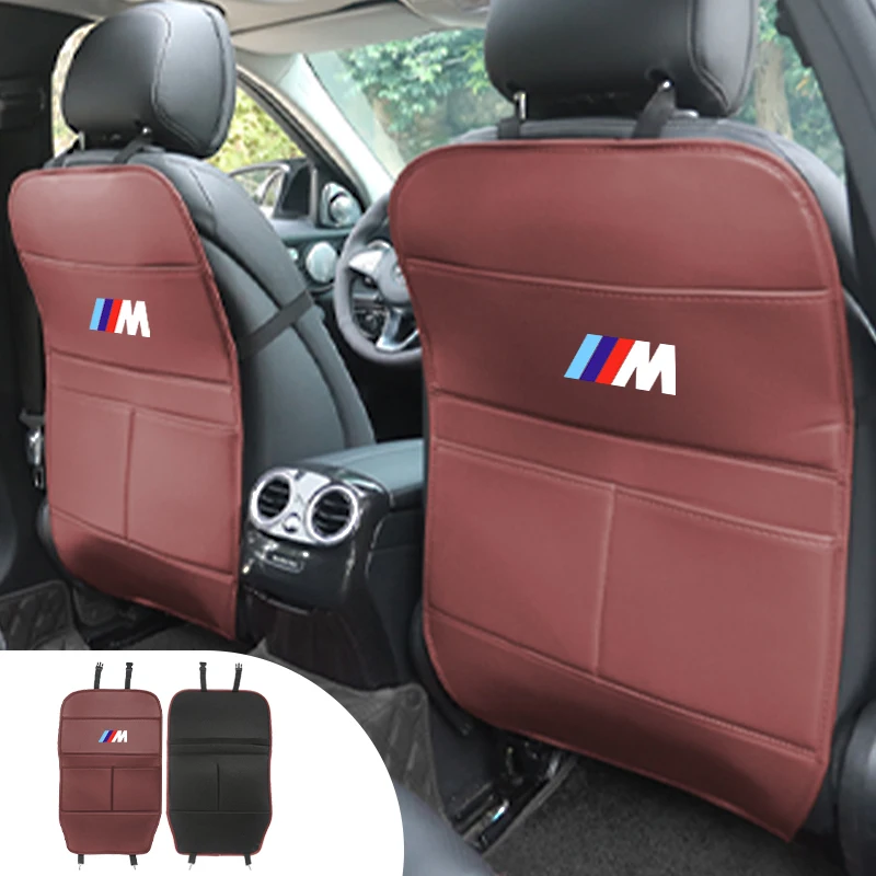 Car Accessories Seat Anti-Kick Mats Long Seatback Storage Protector Cover For BMW X1 X2 X3 X4 X5 X6 X7 G20 G30 6GT E46 E90 E60