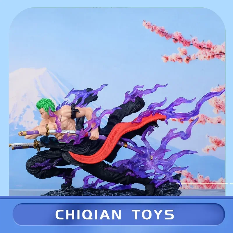 

Цельный Зоро 17 см рисунок меч подготовка поза аниме фигурка модель статуя для украшения рабочего стола Коллекционная фигурка