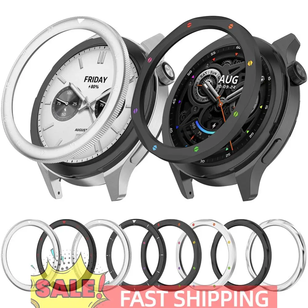 

Металлический ободок, чехол для часов, чехол из закаленного стекла, защитная пленка для экрана, металлический защитный чехол для часов, чехол на ремешок для Xiaomi Watch S4/S3
