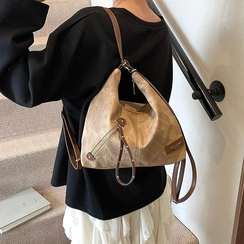 حقيبة حمل كلاسيكية ذات سعة كبيرة للنساء على ظهره حقائب مدرسية عصرية حقيبة فئة للفتيات حقائب مصممة حقيبة نسائية SUмка Sac