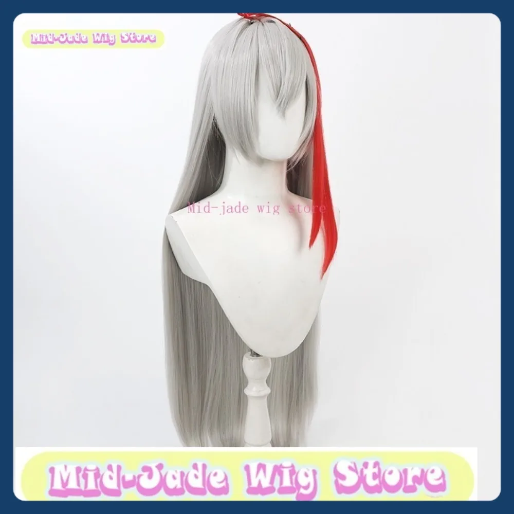 Peruka Mid-jade Honor of Kings Nowy Bohater Shadow Cosplay Peruka Anime Gra Role-playing Syntetyczne Włosy Kostiumy na Halloween Rekwizyty