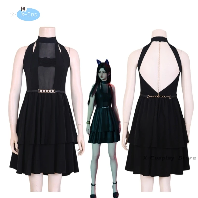 

Heroine Black Dress Women Costumes Cosplay Femme Anime Love and Deepspace Outfits Costumes: New Items Gown Whole Cosplays Female