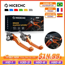 Nicecnc motocross pivot brems kupplungs hebel für ktm exc 2014 exc-f 2023 sx sxf xc xcf xcw-husaberg gasgas