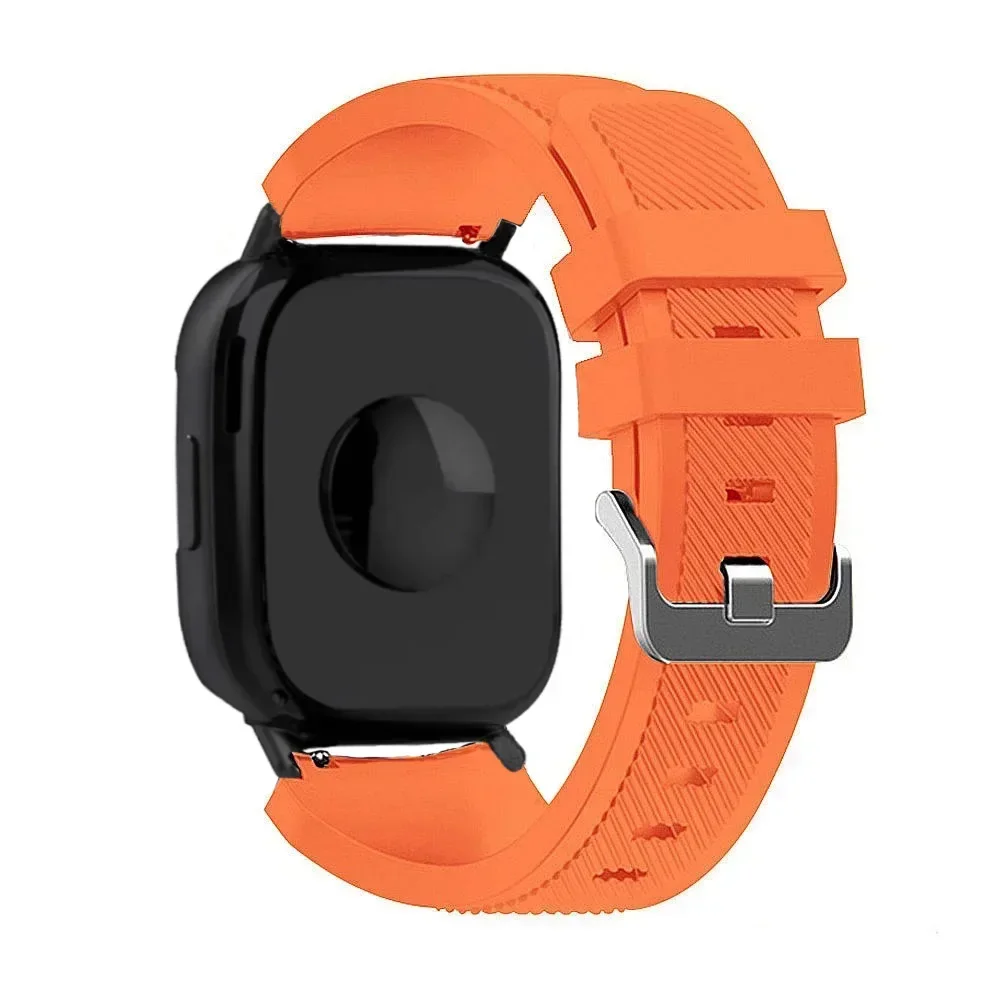 Pulseira de silicone texturizada com ranhura para redmi watch 5 active/lite pulseira de substituição confortável para huawei watch 3/gt5/4 pro 46mm