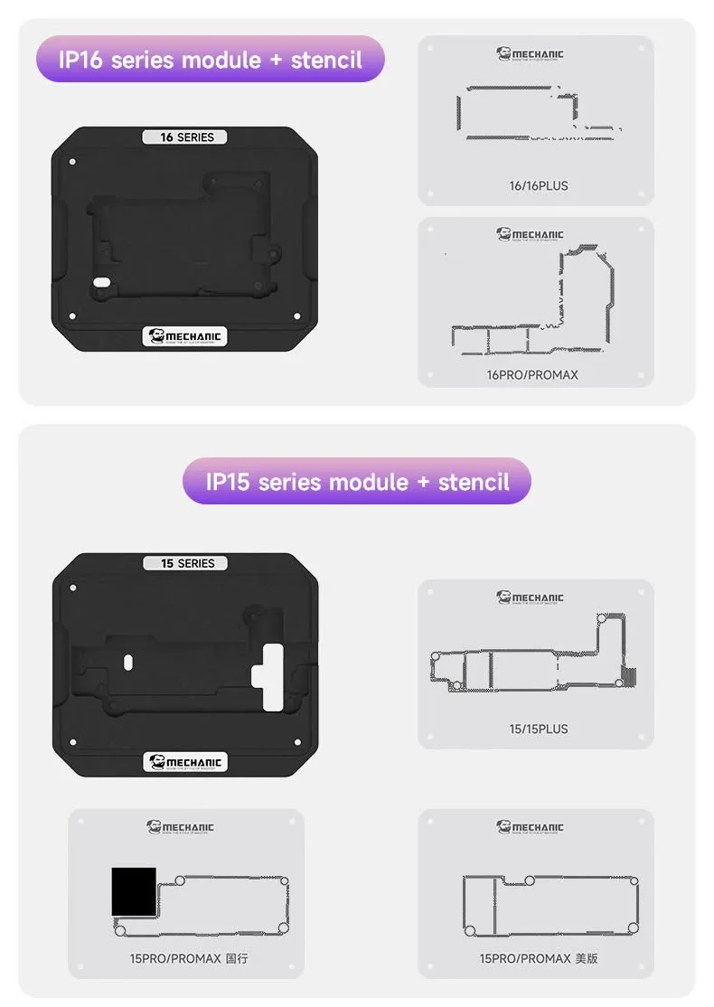 ميكانيكي أبل IPX-16 الهاتف المحمول الطبقة الوسطى القصدير زراعة منصة شبكة الصلب قذيفة الامتزاز تحديد المواقع بدقة #6