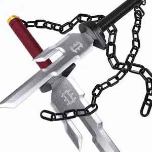 سلاح جوجوتسو كايسن تأثيري ، سيف توجي فوشيجورو كاتانا ، رمح مقلوب من الجنة ، نموذج من الخيزران ، ألعاب هدايا للصبي ، 45 سم أعلى 8 مبيعات سكاكين الجيب براوننج - رقم 5