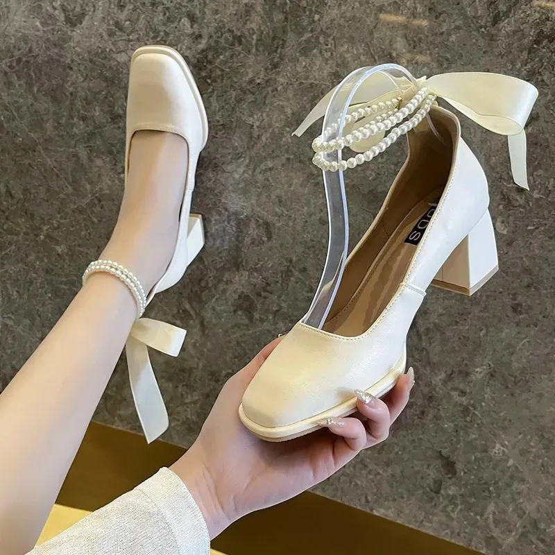 2024 nuovi tacchi alti da donna eleganti tacchi firmati con fiocco per le donne scarpe eleganti da cerimonia per feste di matrimonio di fascia alta