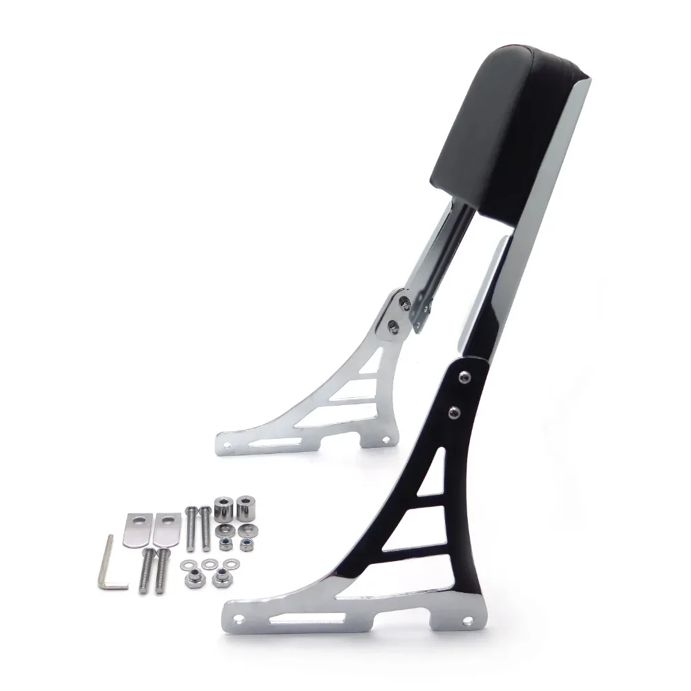 Sissy Bar with Leather Pad for Harley 2004 and Up Sportster 883/1200 Aftermarket Motorcycle Parts Flame Backrest