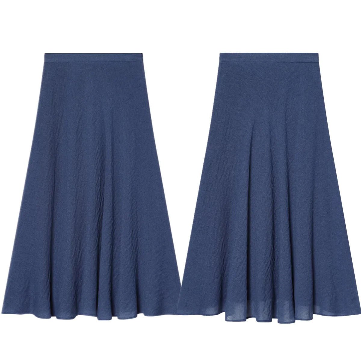 

Jenny&Dave Minimalist Woman Clothing 2026 Summer Spring Fashion Blue Skirt Women Fahsion Lady Skirt Woman Clothing Faldas Skirts
