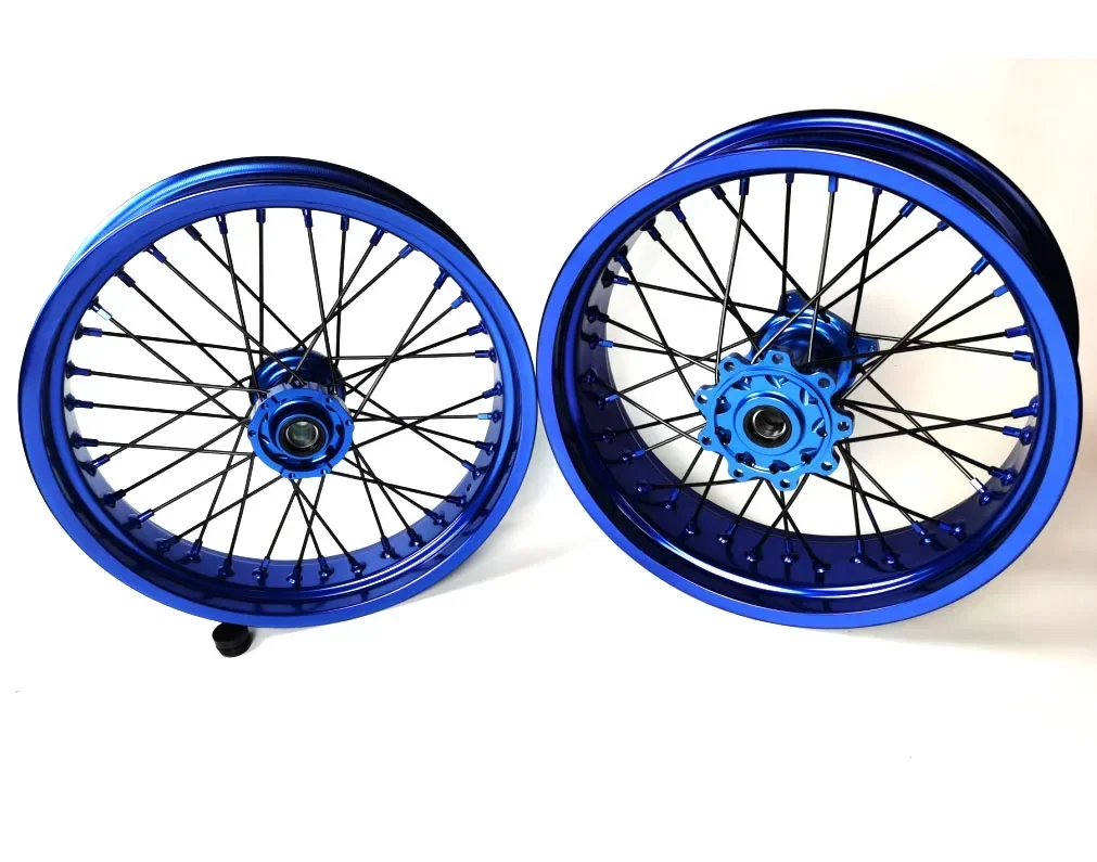 Aluminum alloy CNC 17 Inch Supermoto wheels for TM 125 2018