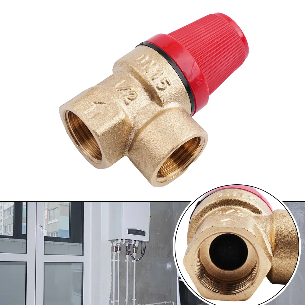 Brass Constructed Safety Valve Featuring a Robust Diaphragm Mechanism Operating at Safe Pressures of Up to 6 Bar