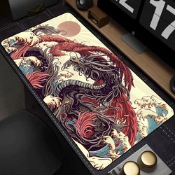 Dragon Mouse Pad Desk Mat Office Rug Mouse Mat Mause Pad Xxl totem Big Mousepepad Gaming Accessories Mausepad Deskmat 1200x600