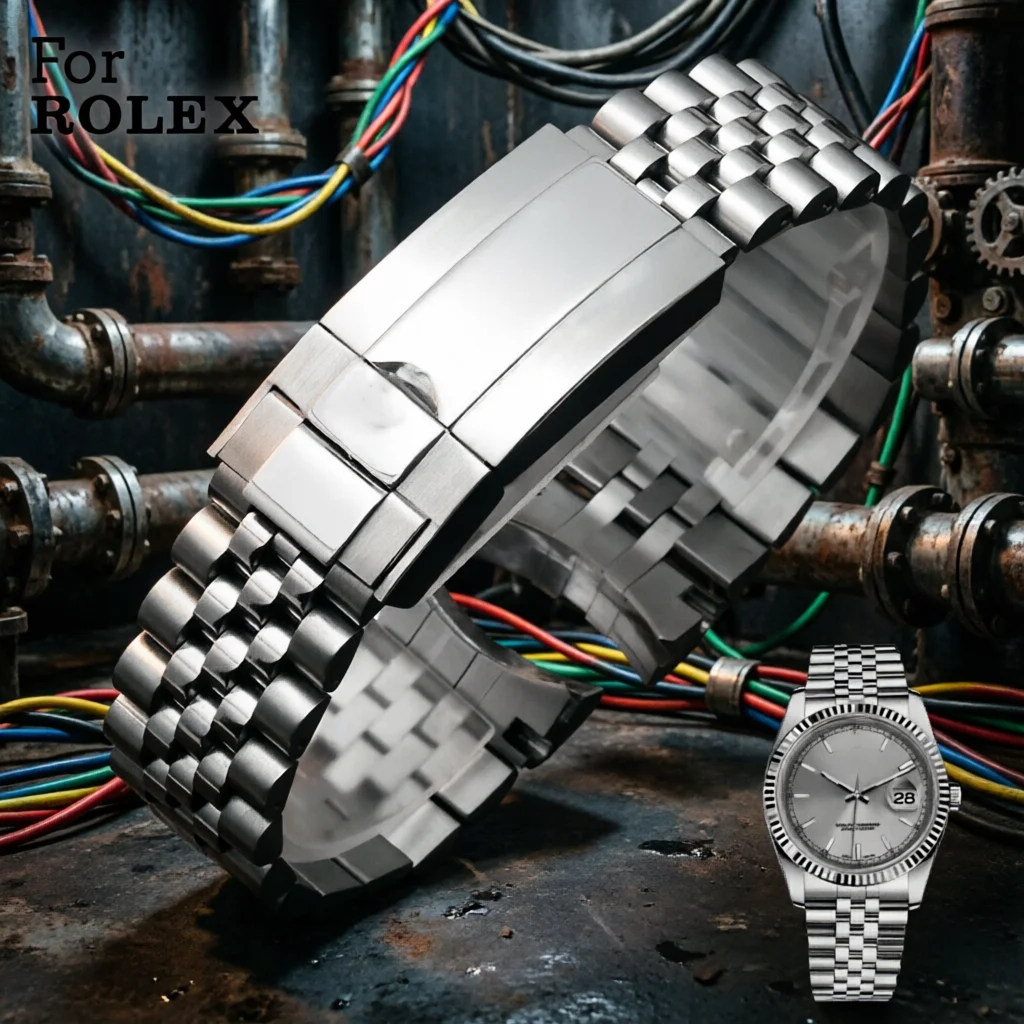 20mm Jubilee 904 Strap For Rolex Oyster Perpetual Submariner Luxury Watch Chain Replacement Traditional Watchband Accessories