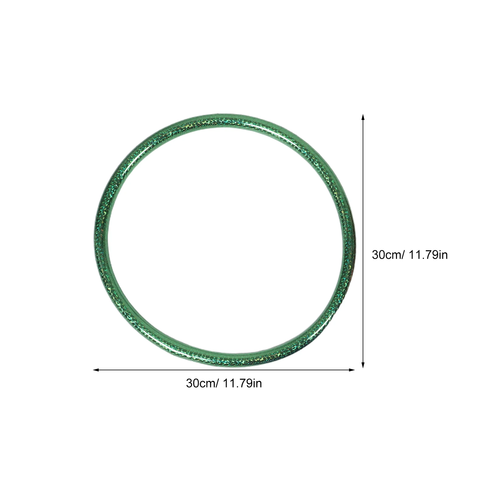 3 Stuks Kleurrijke Plastic Hoops 11.79 Inch Glittery Fitness Cirkel Ringen Voor Kinderspeeltuin Sport Agility Training Tieners