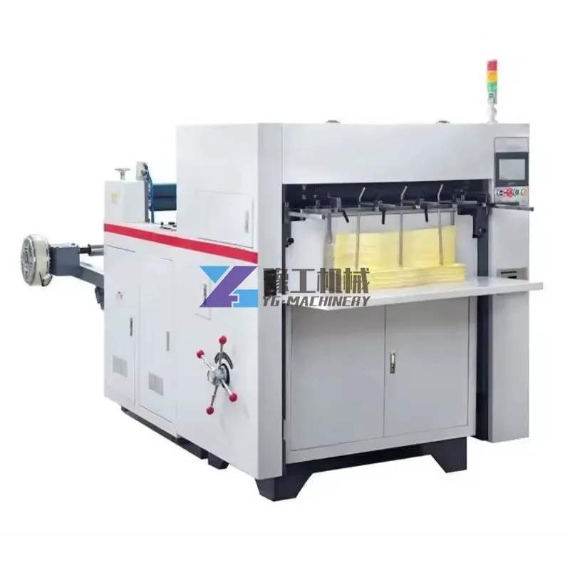 China Factory Direct Sale Automatic Laser Label Corn Starch Flower Die Cutting and Creasing Machine