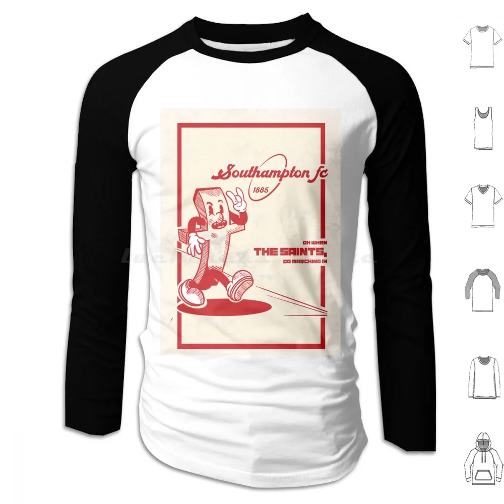 Walking On Water Hoodie Cotton Long Sleeve Saint City Football Soccer Cartoon Rubberhose Sport Forest