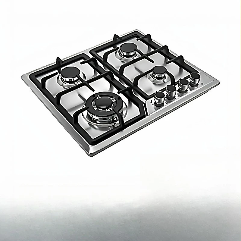 Four-eye gas stove plug-in gas stove household built-in multi-head 4-head white European type