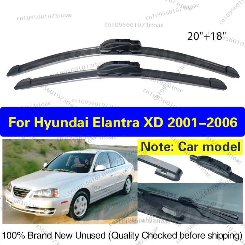 Auto Wisserbladen Voor Hyundai Elantra XD 2001 2002 2003 2004 2005 2006 Voorruit Voorruit Voorruit 20 "+ 18" Auto Accessoires