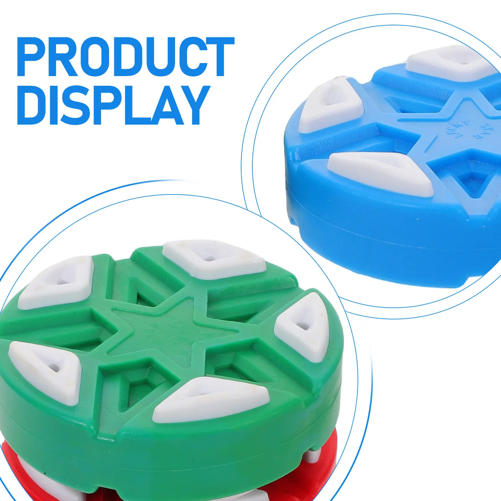 Inline Street Hockey Pucks 3 Pack Roller Hockey Training Balls for Indoor Outdoor Passing Practice