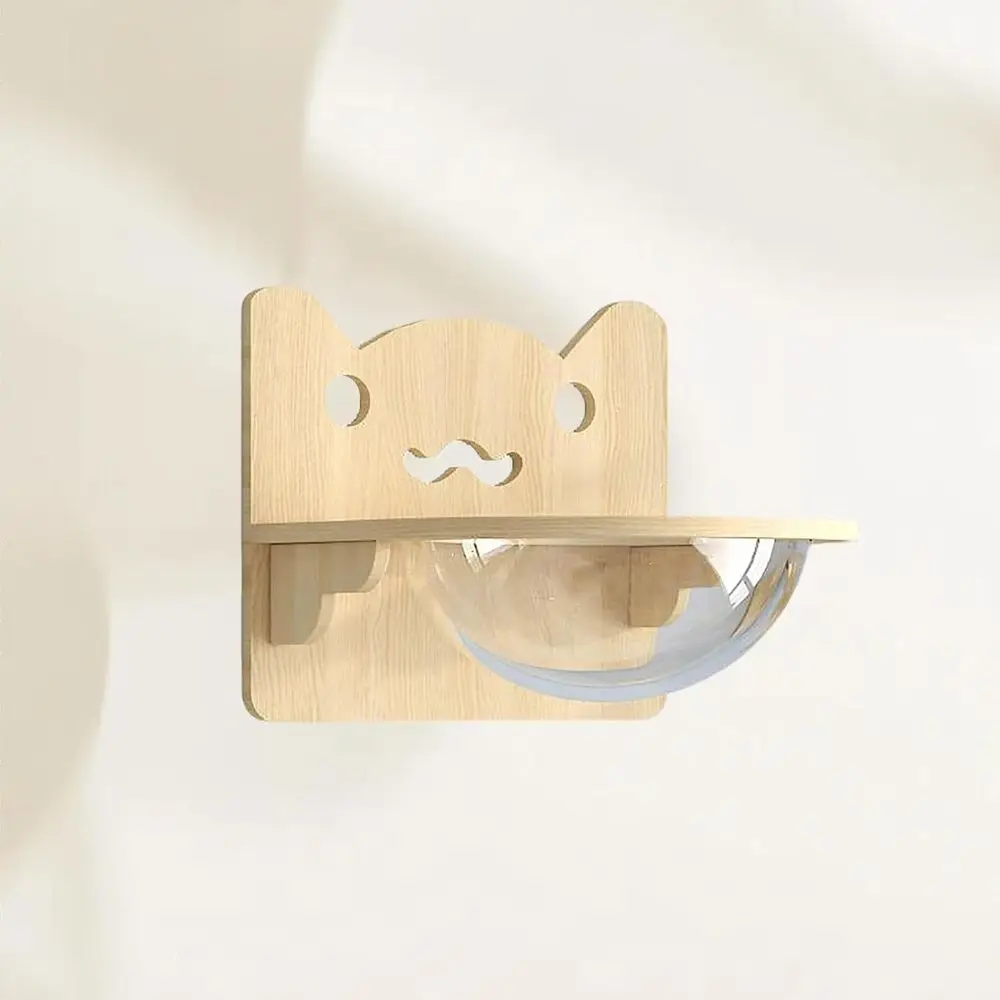 

Настенная полка для лазанья для кошек, многофункциональная мебель Feline для котят играми (40x40 см)