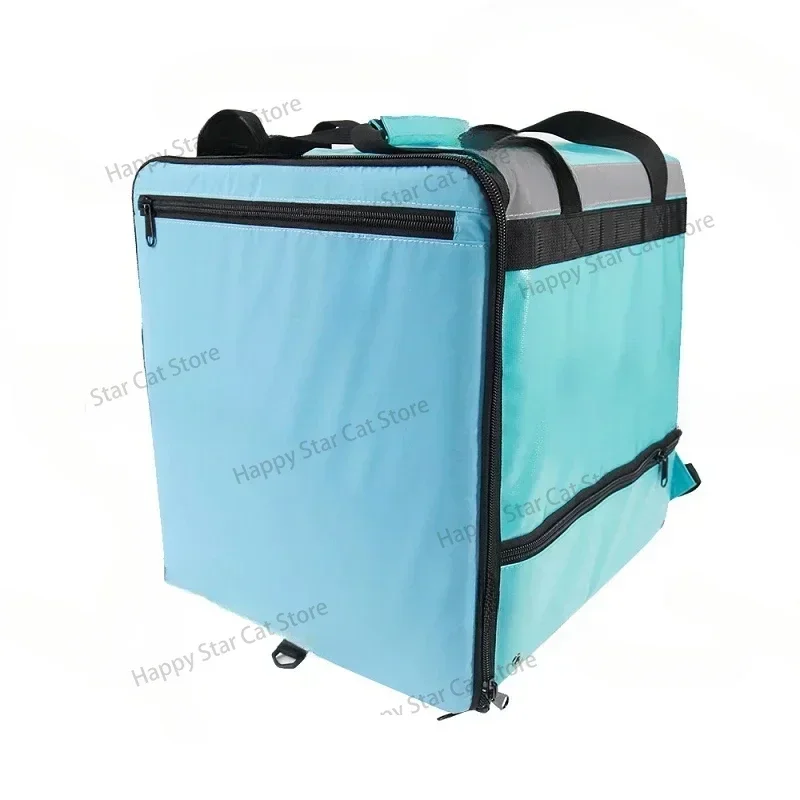 Double-Shoulder Takeaway Insulated Bag Fast Food Pizza Takeout Cabinet Ice Waterproof Refrigerated Ice Pack Lunch Backpack