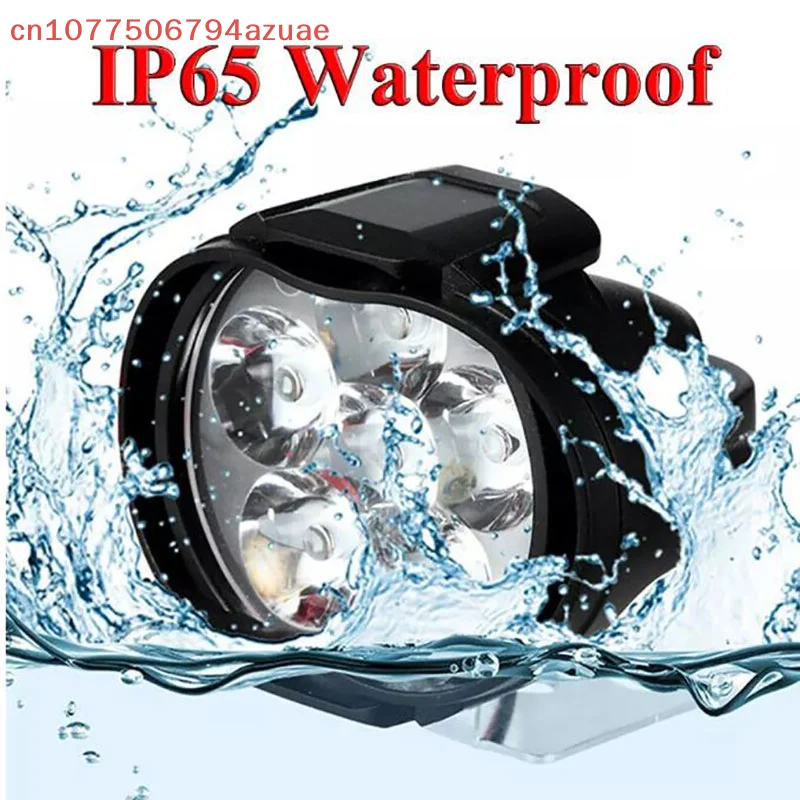 Motorcycle And Electric Vehicle LED Spotlight With Six Beads External With Switch Car Auxiliary Detection HeadlightUniversal Box