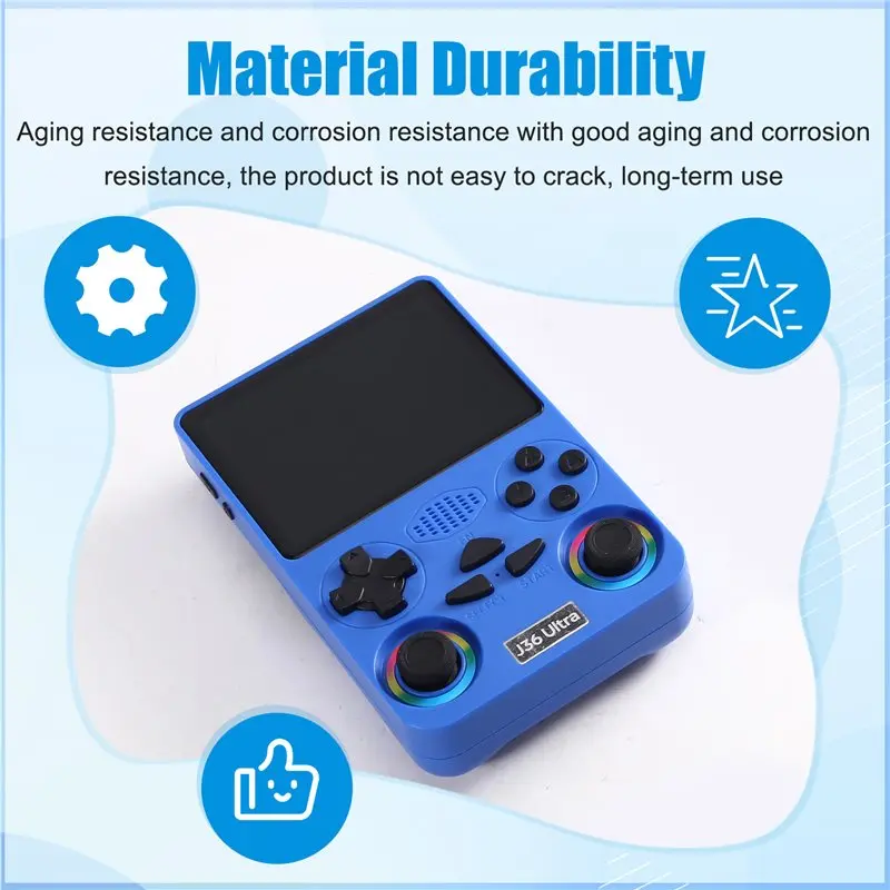 Reliable-J36 Ultra 128G Handheld Retro Game Console 20 Emulators 20000 Games Portable Pocket Video Player,J36 Ultra 128G Handhel view 2
