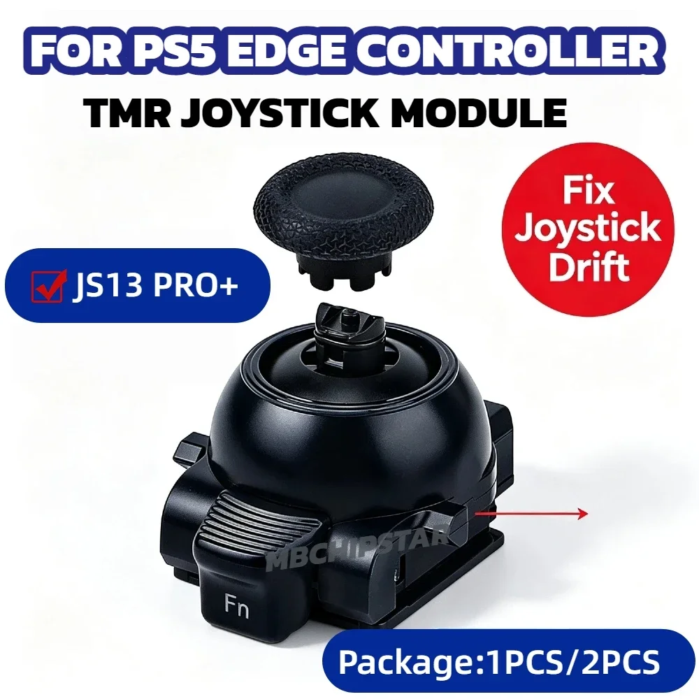 1/2PCS TMR Joystick-Modul Anti-Drift Ersatz 3D Analog Thumb Stick Modul für PS5 Edge Controller Reparaturteile Spielzubehör