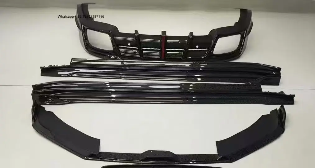 

NEW Upgrade Style Dry Carbon Fiber Body Kit & Bumper for for 976 with Exhaust Cut-Outs and Bolt-On Installation