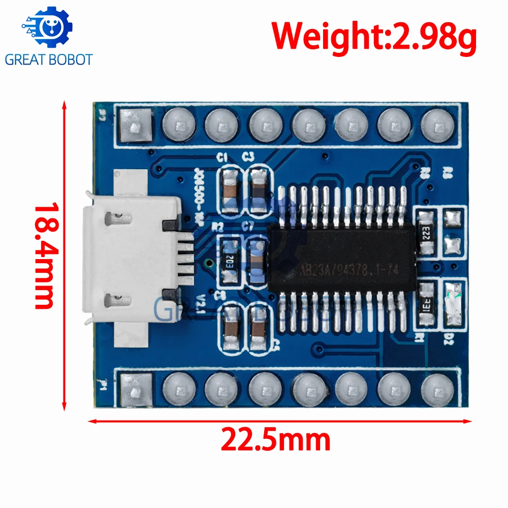 BS 1PCS NEW JQ6500 Voice Sound Module USB Replace One to Five Way MP3 Voice Standard JQ6500 Voice Module 16M