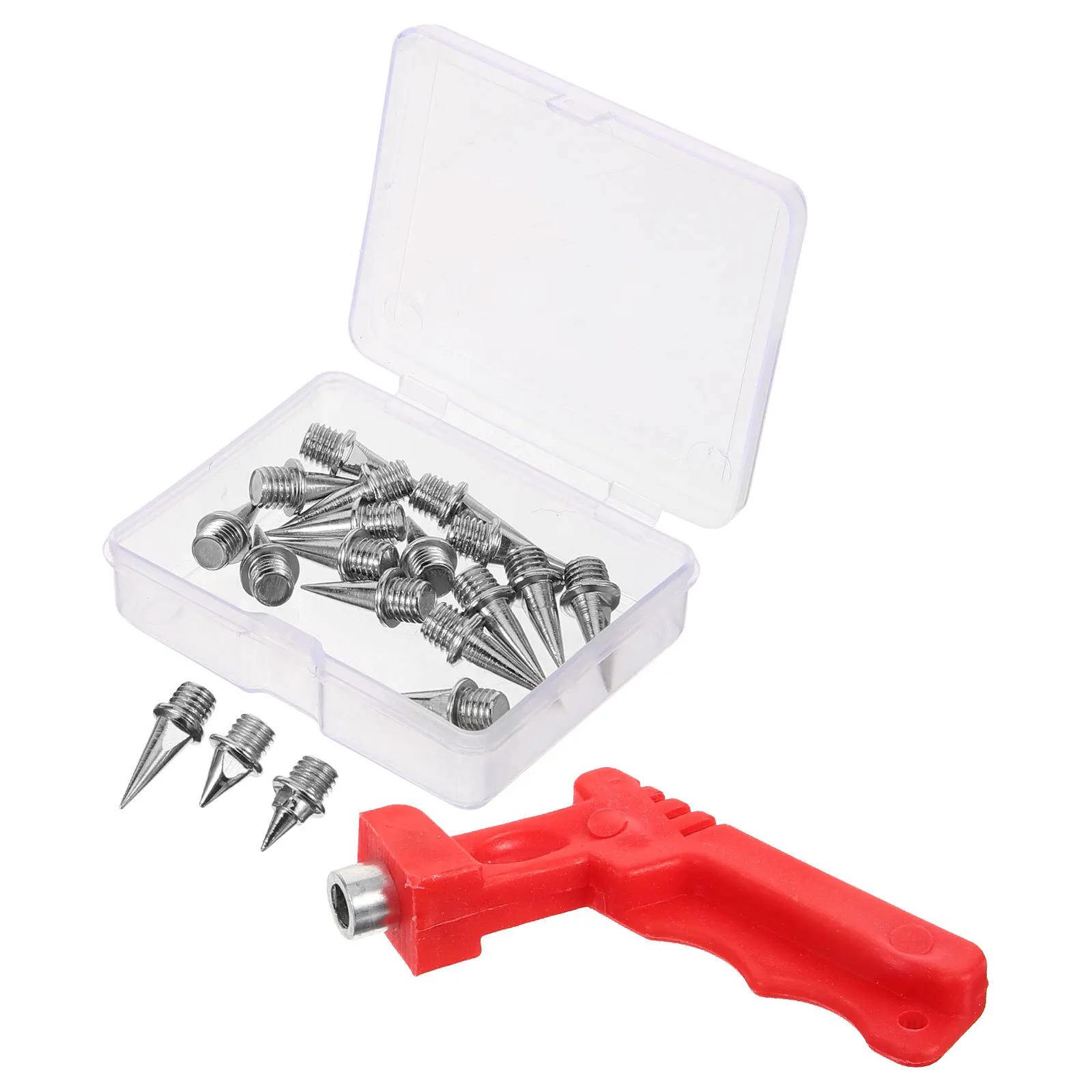 مجموعة واحدة من مسار الجري والجولف للمشي لمسافات طويلة وأي أحذية مسامير للأحذية ومسامير التدريب على ألعاب القوى الميدانية #4