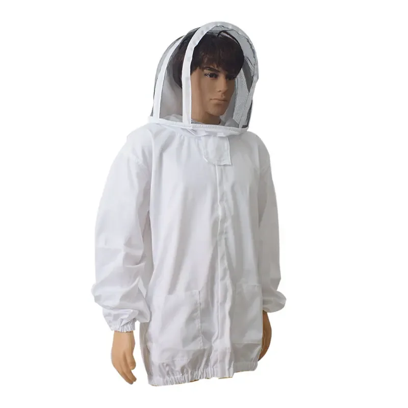 Beekeeping Protective Clothing Bee Jacket Beekeeper Suit Apiculture Clothes Veil Hood Hat Anti-Bee Costume Beekeeping Equipment