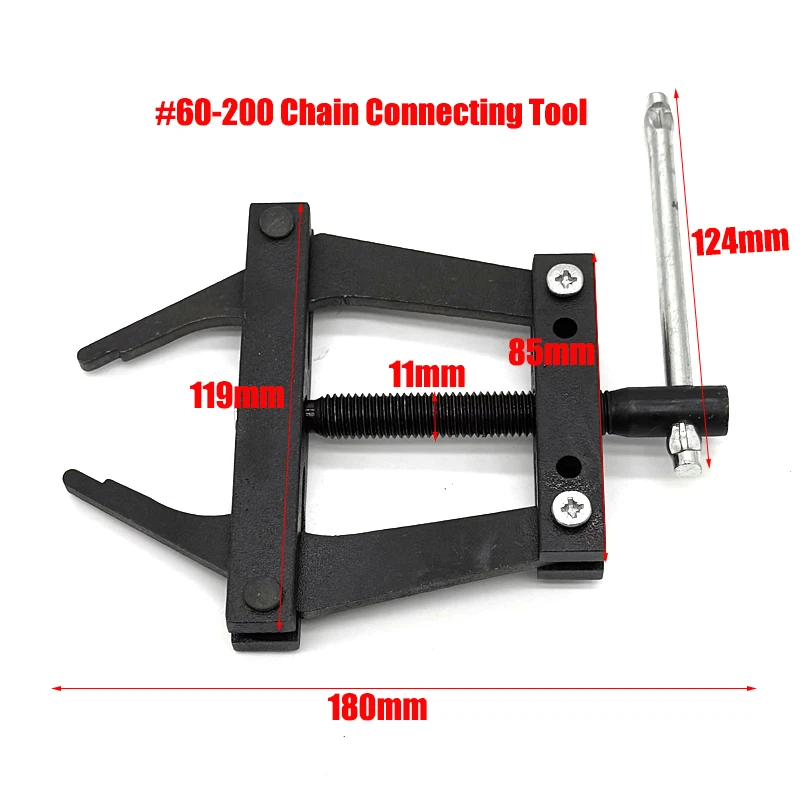 Motorcycle Bicycle Car Chain Connecting Tool Roller Chain Puller Holder Tools #60-200