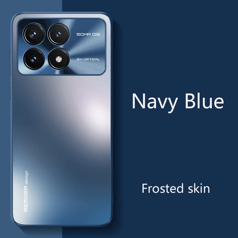 

Прочный чехол для XIAOMI MI Poco X6 Pro F3 F5 Pro F6 Pro, мягкий бампер, противоударный металлический матовый чехол с полной задней крышкой