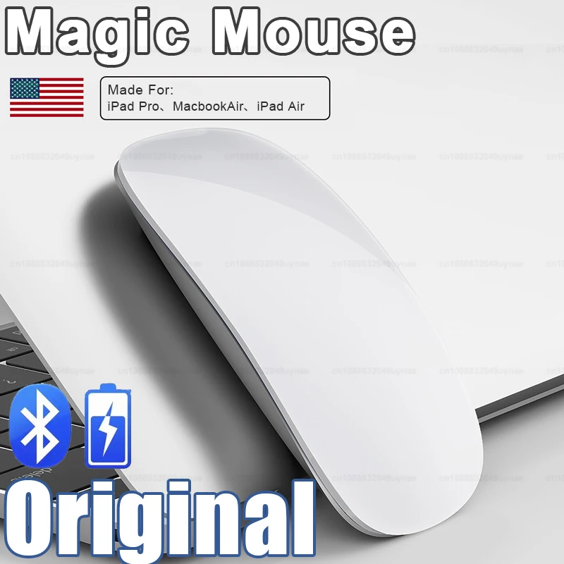 

НОВАЯ беспроводная Bluetooth Magic Mouse для Apple, оригинальная Macbook Pro Air, мини-ноутбук, планшетный ПК, iPad Gaming, эргономичная сенсорная мышь