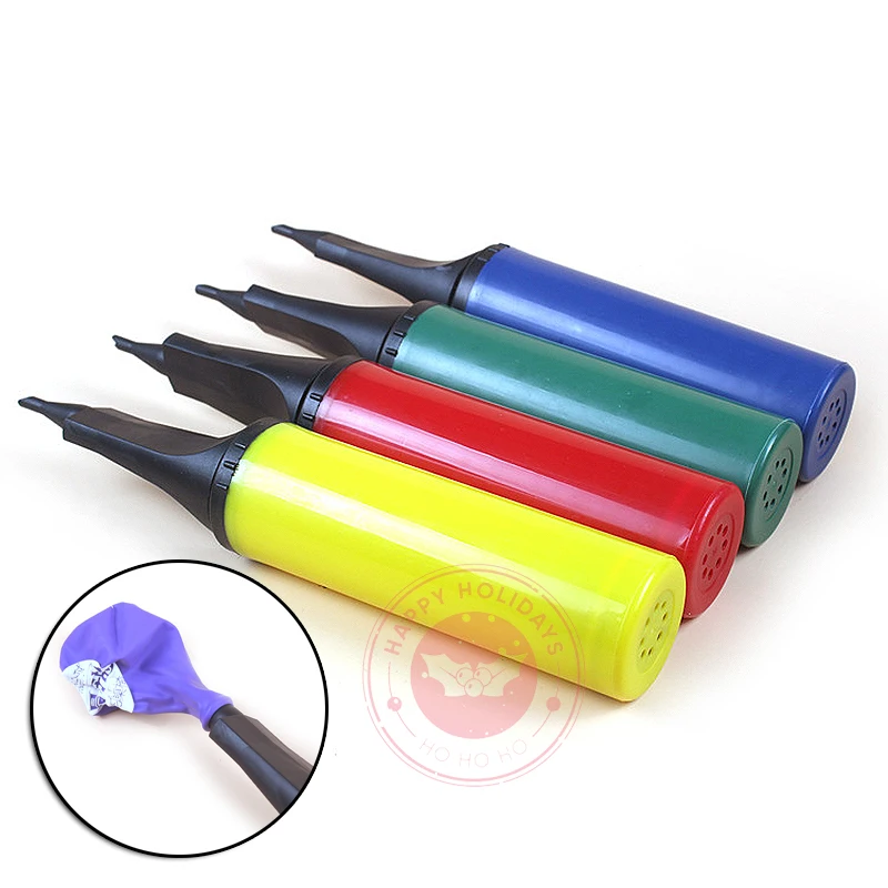 

NEW Flat Mouth Plastic Pump Balloon Adhesive Point Ballon Chain Baloon Accessories Mini Portable Balon Inflator Wholesale