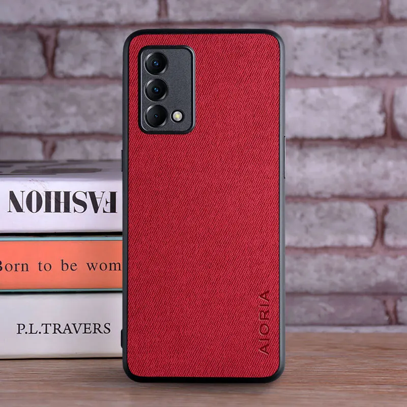 Case for OPPO Realme GT Master Edition 5G coque Luxury textile Leather skin soft phone cover for realme gt master case funda