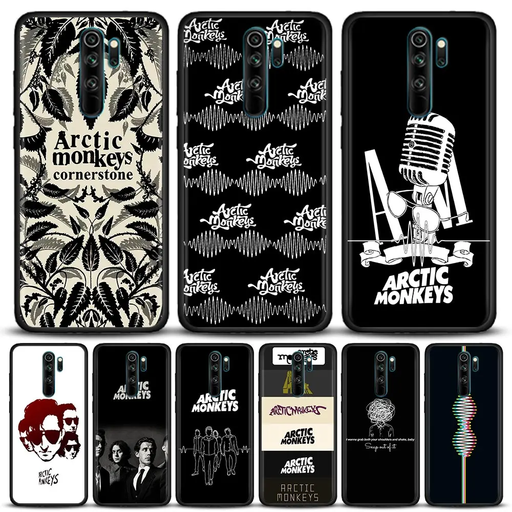 Case For Redmi Note 9 9S 9T 10 10S 11 11S 11T 8 8T 7 POCO M4 Pro Cases Cover Fundas Arctic Monkeys Rock Psychedelic Punk Arctic