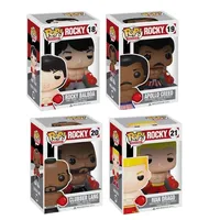 Funko Pop MOVIES ROCKY Ivan Drago 21# Clubber Lang 20#  Balboa18# Apollo Creed 19# Action Figure Toys PVC Collection model toy