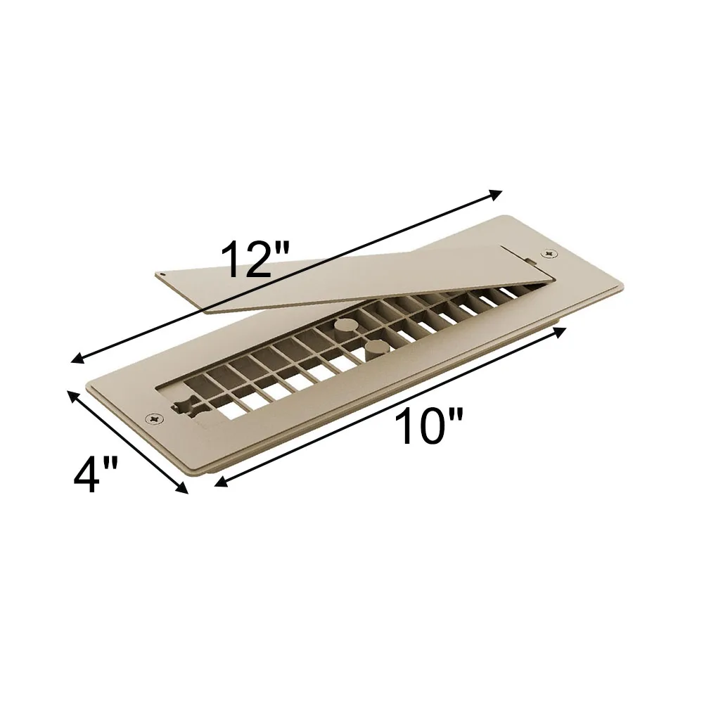 

Крышка напольного вентиляционного отверстия для автодома с регулируемым рычагом подачи воздуха, высокопрочная пластиковая решетка для вентиляции автодомов