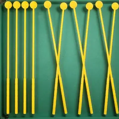 10Pcs Tone-Optimized Plastic Drum Mallets Tongue Drum Marimba Xylophone Glockenspiel Kids Percussion Mallets Beginner Drumsticks