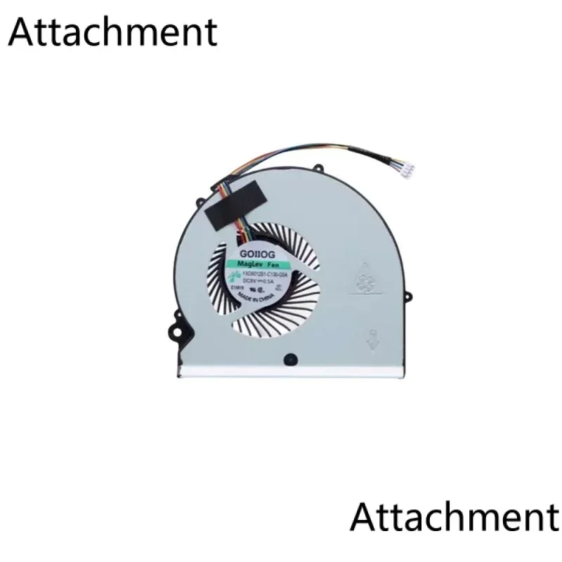 New Laptop CPU GPU Cooling Fan For Gigabyte Aero15 RP64W RP65W BS5005HS-U2N BS5005 HS-U2M