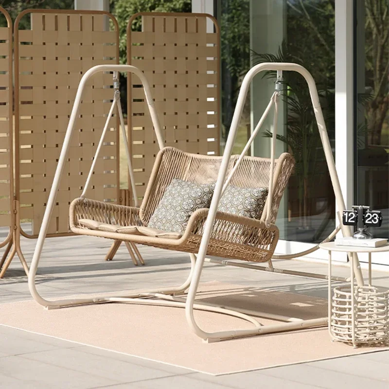 

Outdoor swing courtyard simple swing household outdoor rocking chair