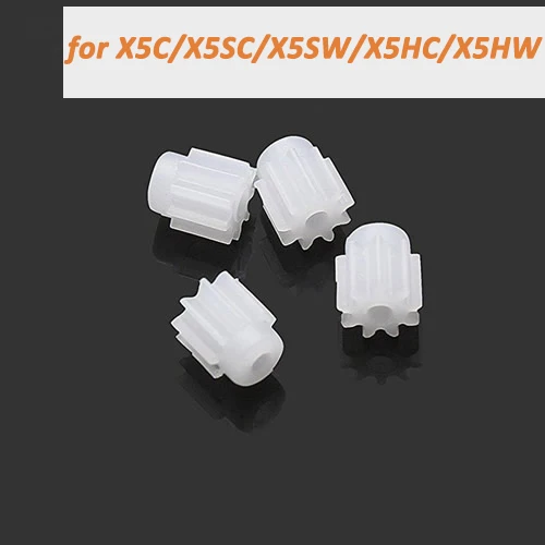 

4PCS Plastic Gear(9Teeth) Motor Gear Spare Part for SYMA X5C X5SC X5SW X5HW Drone Replacement Part Accessory