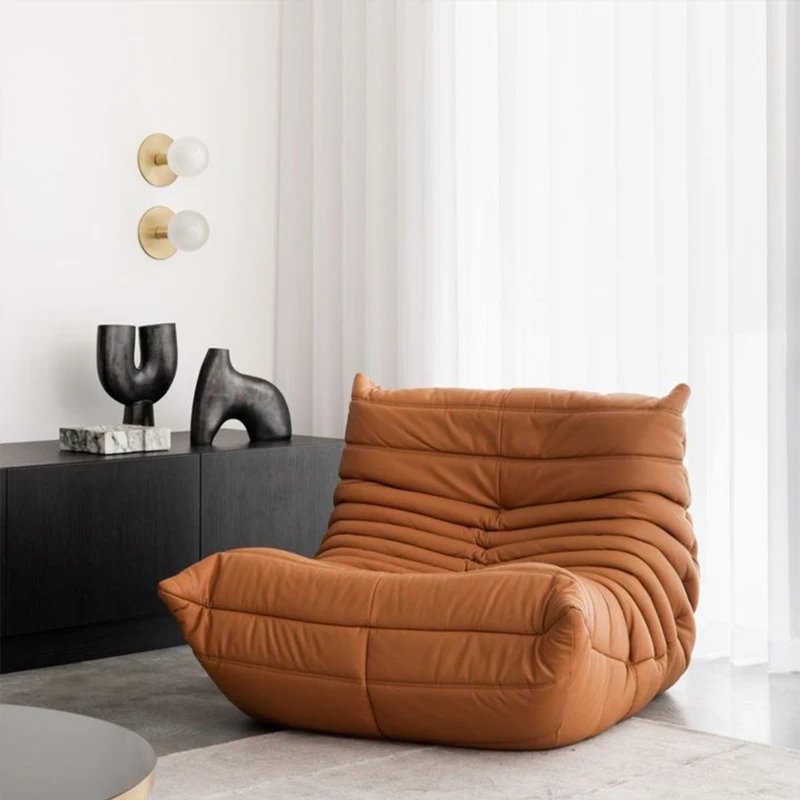 

Lazy Modern Backrest Sofa Designer Single Recliner Armchairs Relaxing Relax Chair Accent Chaise Lounge Cloud Couch Furniture