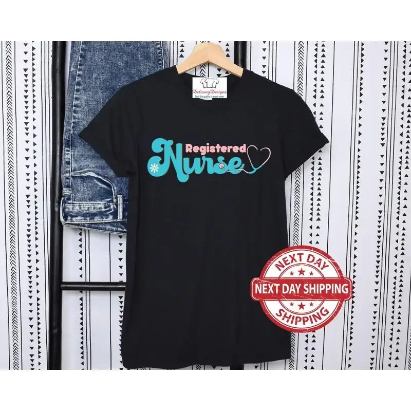 Registered Nurse T Shirt for Women RN Nursing Graduation